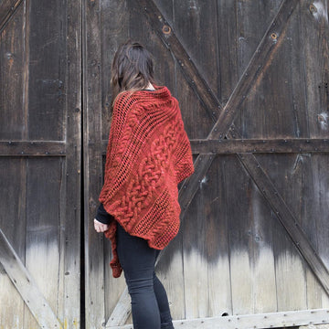 Celtic Cable Poncho
