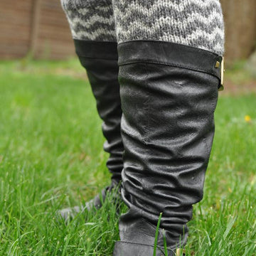 Chevron Boot Cuffs