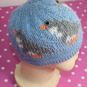 Baby Penguin Ski Beanie Hat Circular