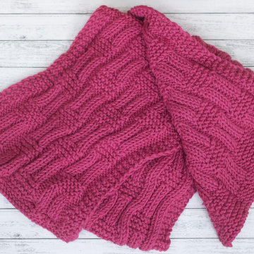 Wavy Rib Hat and Scarf