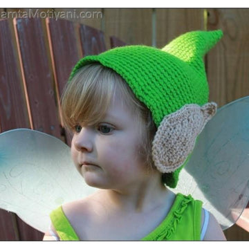 Crochet Tinkerbell Fairy Hat Pattern A Pixie Gnome Elf Cap