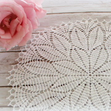Spring Leaves Doily