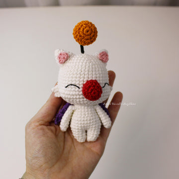 ✨ Moogle Amigurumi Pattern – Final Fantasy Inspired Fanart (PDF Crochet Pattern) ✨