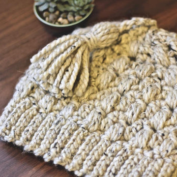 Madeleine Tasseled Beanie