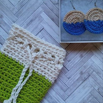 Dip-Dyed Soap Cozy or Small Gift Bag