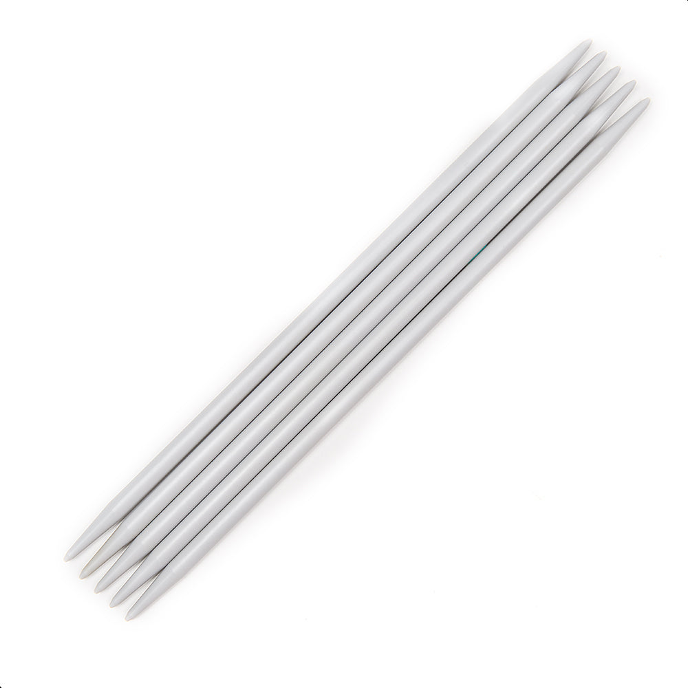 Pony Plastic Double Point Needles 20cm (Set of 5)