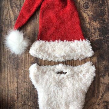Santa Hat and Beard