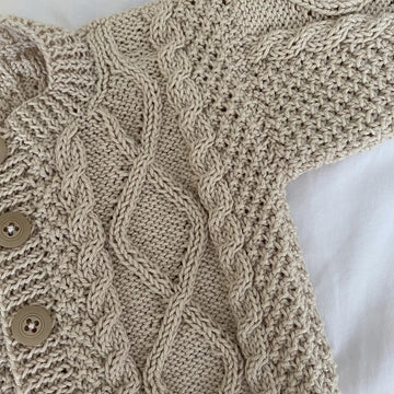 Mini Aran Cardigan