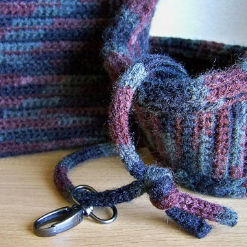 Messenger Bag, Knit Crochet Bag