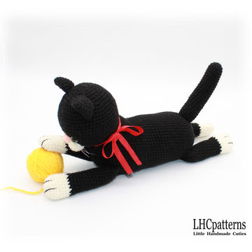 Black Laying Cat