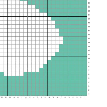 C2C Chamomile Blanket Crochet Pattern Tutorial 60x60 Grid Daisy Graph