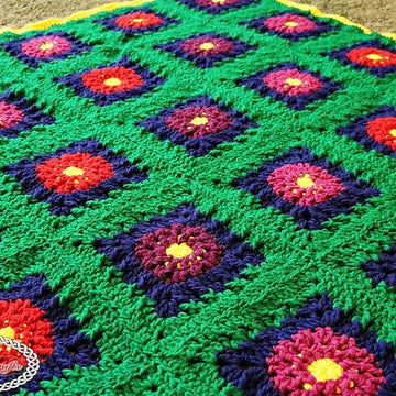 Granny's Flower Garden Blanket