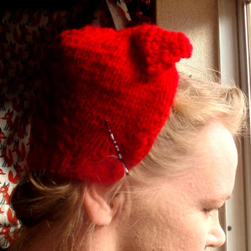 Ivy vintage-style faux-headwrap