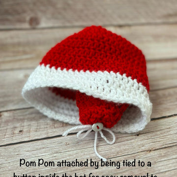 Crochet Santa Hat Toilet Paper Cover