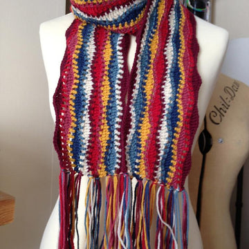 Little Landscapes Crochet Scarf