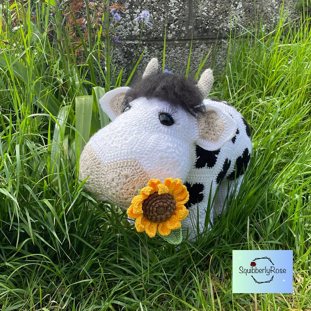 Bluebell the African flower cow.