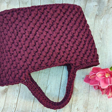Big Crochet Tote Bag