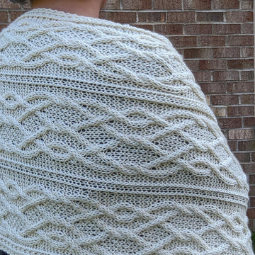 Trail Cabled Stole Shawl Scarf