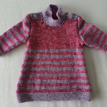 Jacqueline - Babies and girls shoulder buttoning dress