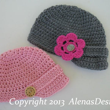 Baby Visor Beanie Hat