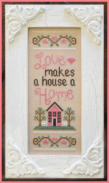 Country Cottage Needleworks Lovely Home Cross Stitch Chart - Leaflet