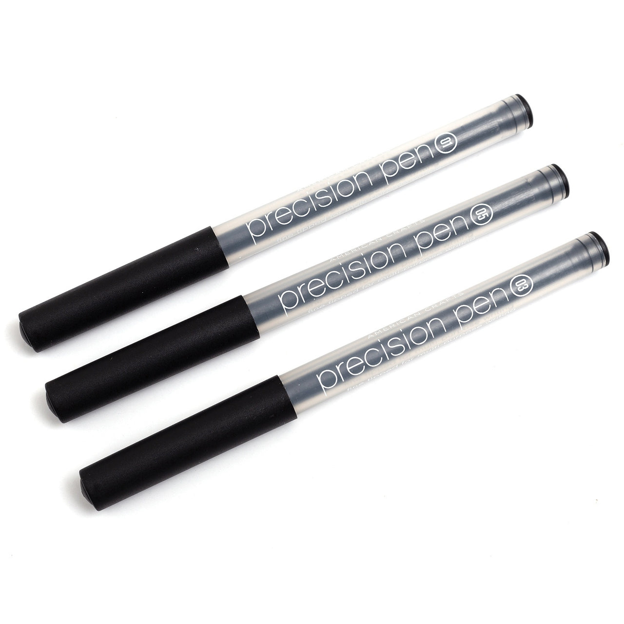 American Crafts Creative Devotion Precision Pens 3/Pkg - Black