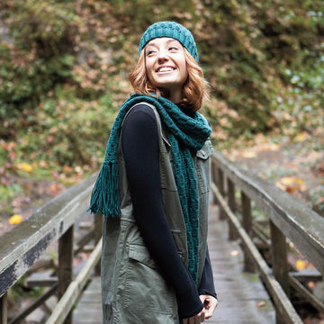 Ogee Hat and Scarf