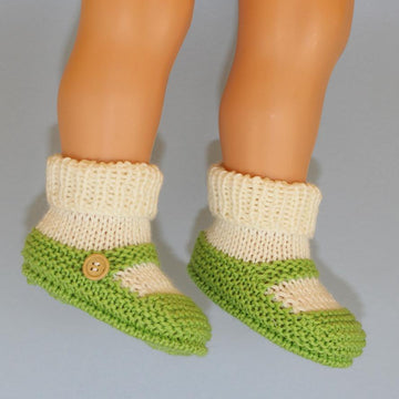 Baby One Button Sock and Slipper Booties