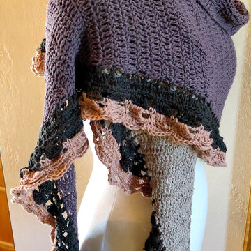 Journey Through the Stones Crochet Shawl
