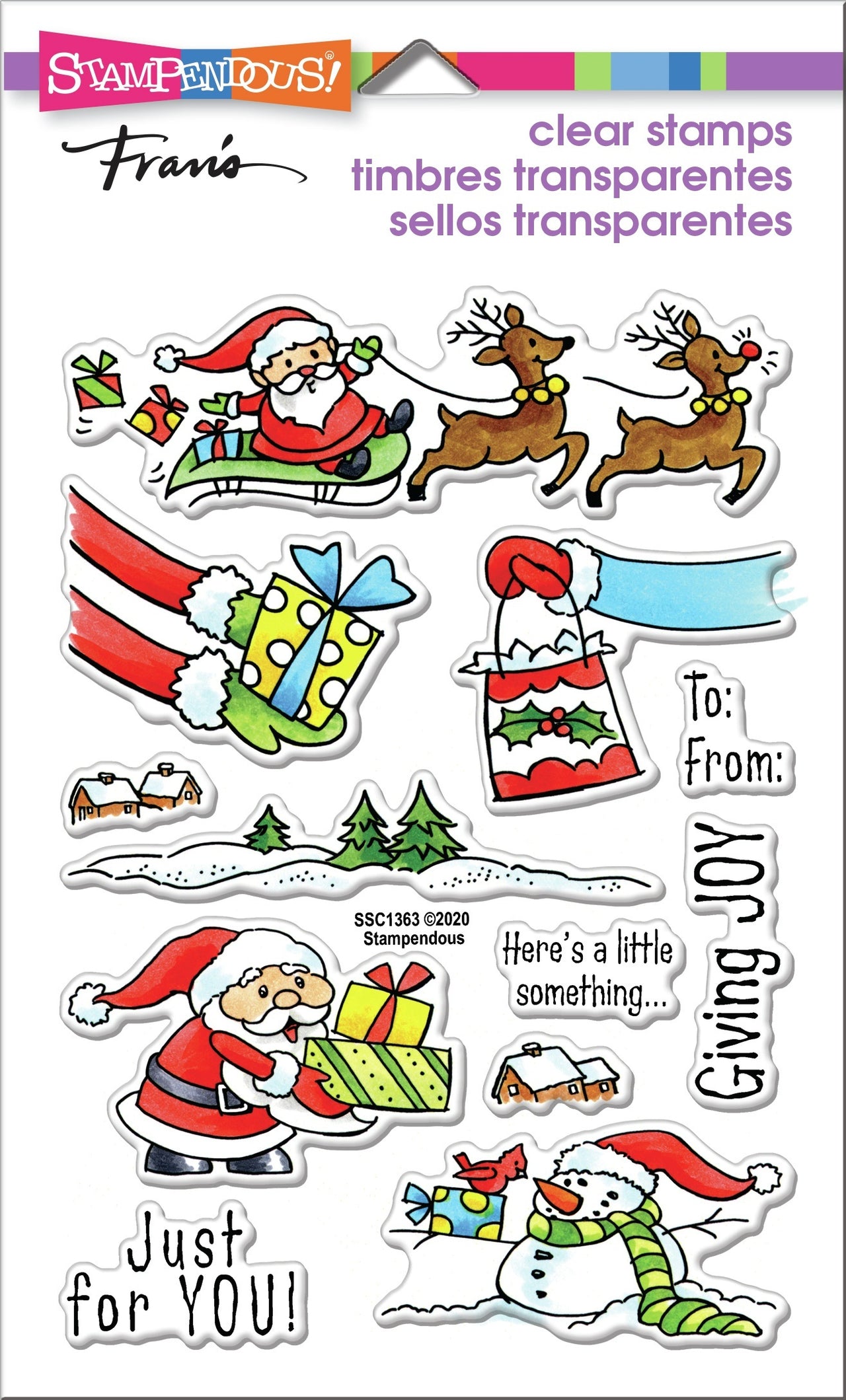 Stampendous Perfectly Clear Stamps - Christmas Gift