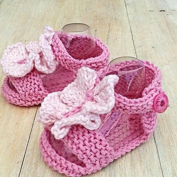 Ruffle Front Baby Sandals