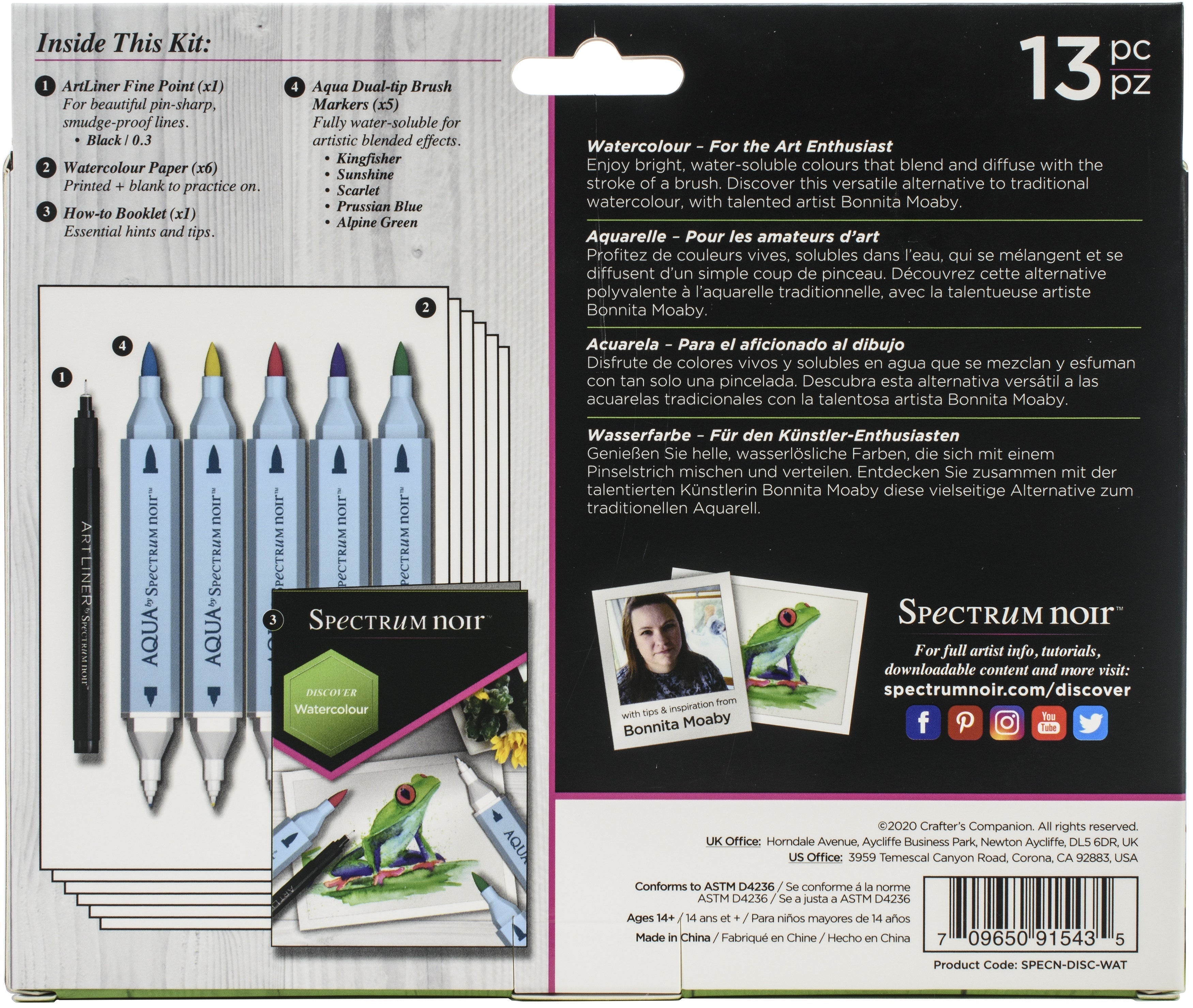 Spectrum Noir Discovery Kit - Watercolour