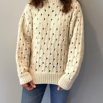 The Eyelet Sweater