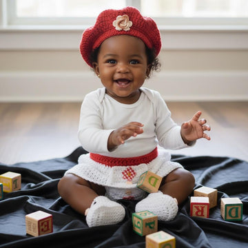 Girls Skirt & Hat Set