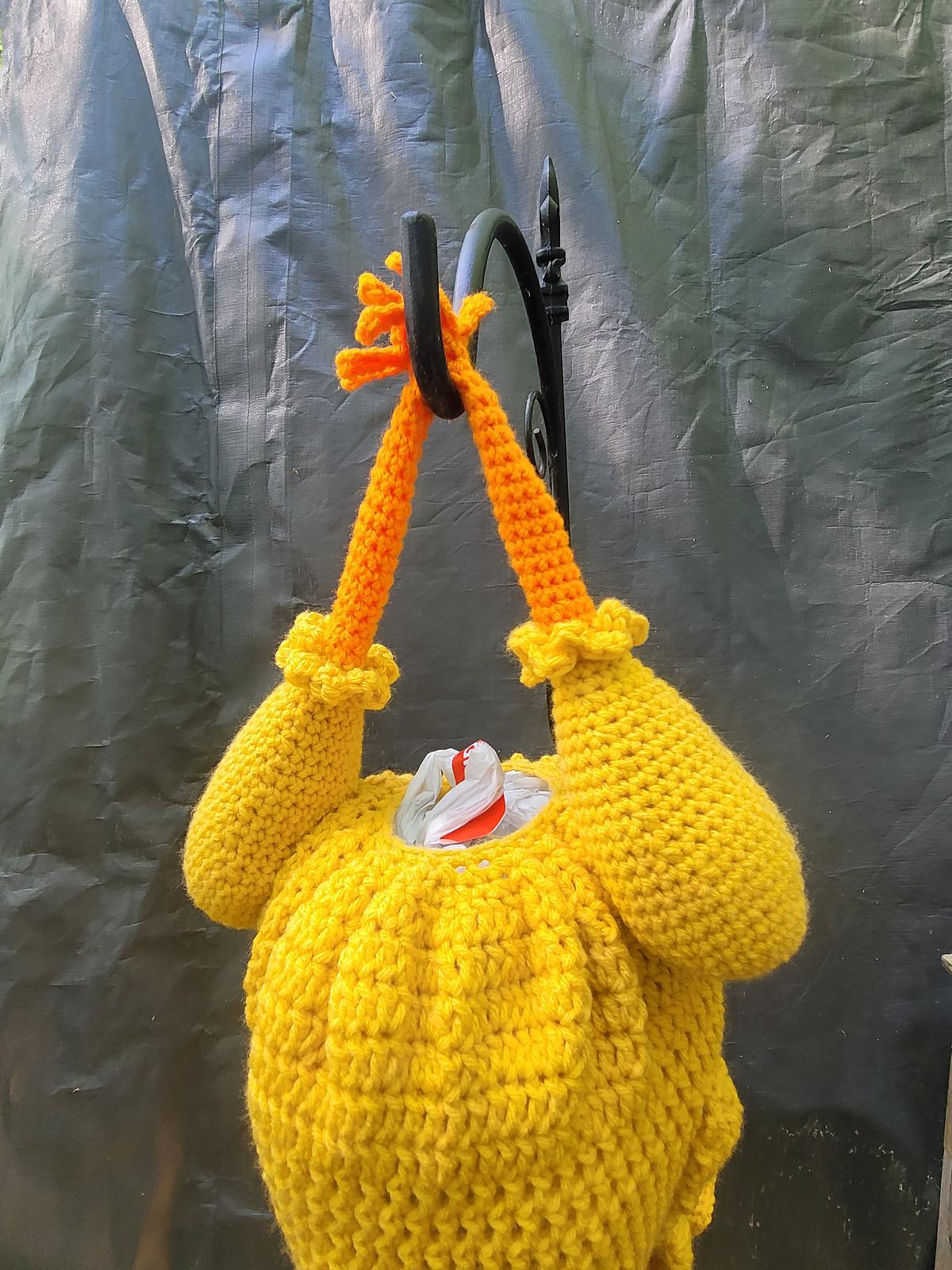 Rubber Chicken Bag Holder