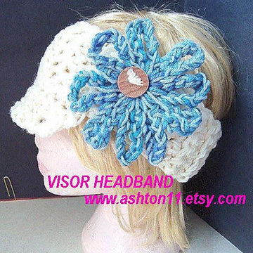 Visor Headband | Crochet Pattern 216