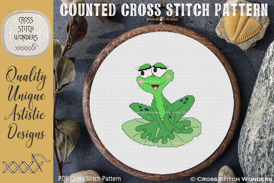 Funny Frog - Lily Pad