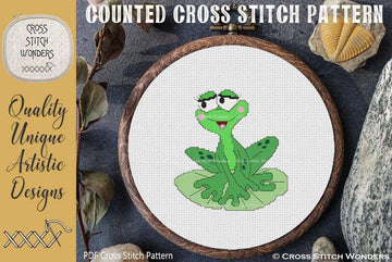 Funny Frog - Lily Pad