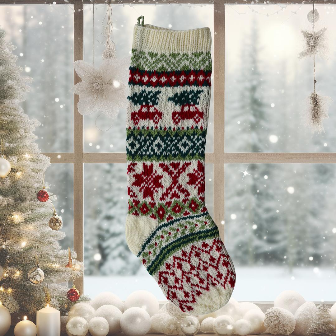 Christmas Truck Stocking