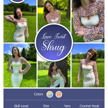 Lace Twist Shrug