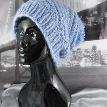 Superfast Swirl Bobble Slouch Hat Circular