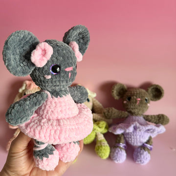 Crochet Mouse Ballerina Pattern