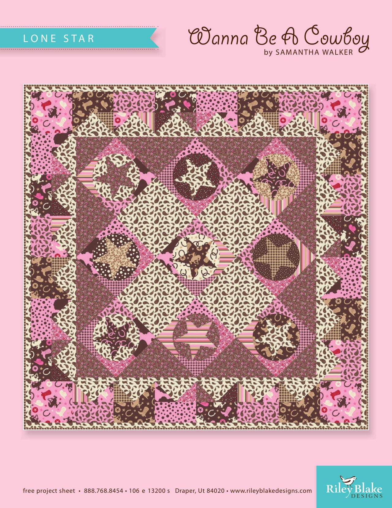 Riley Blake Lone Star Quilt - Downloadable PDF