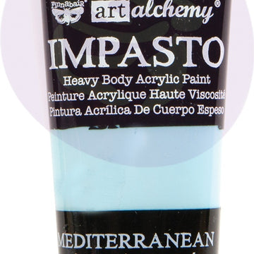 Prima Marketing Finnabair Art Alchemy Impasto Paint 2.5 Fluid Ounces - Mediterranean