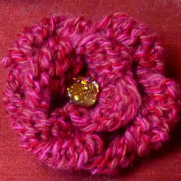 Sweet & Simple Knitted Rosette