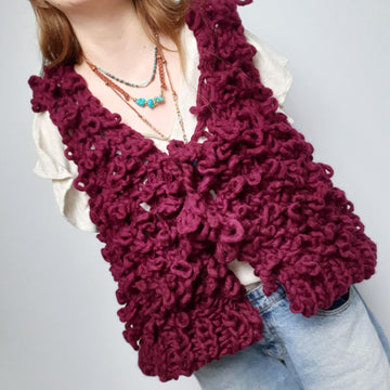Super Chunky Loopy Waistcoat