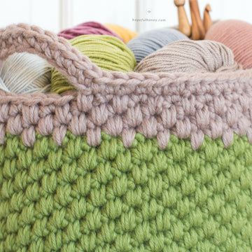Woodland Moss Chunky Basket