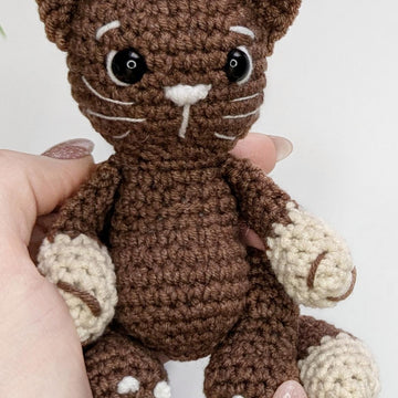 Crochet kitty cat amigurumi pattern pattern, easy crochet animal pattern