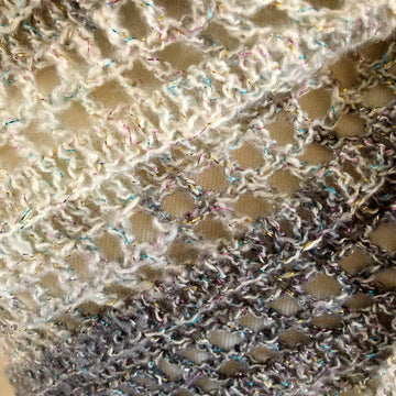 Silver Bells Crochet Shawl Wrap