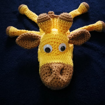 Crochet Hand Puppet Giraffe